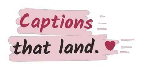 Highlighter caption style: hand lettering on a pastel brush-pen stroke